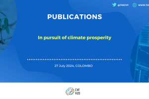 In pursuit of climate prosperity